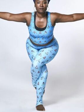 Embodied Crop top and Legging set by Philadelphia Printworks